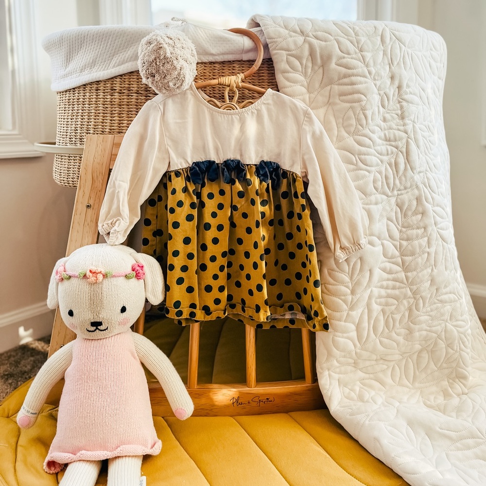 Zara baby girl dress polkadot 9-12M